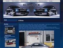 Tablet Screenshot of klimblock.sk